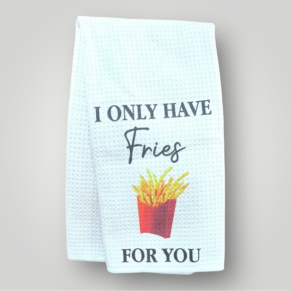 Other - White Waffle Pattern Dish Hand Towel